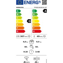 Laveuse - Sécheuse Whirlpool Corporation FFWDB964369BVSP 1400 rpm 9 kg Blanc