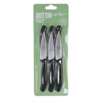 Schälmesserset Quttin Basic 6 Stücke 19,5 x 2 x 1 cm (12 Stück)