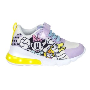 Turnschuhe mit LED Minnie Mouse Lila