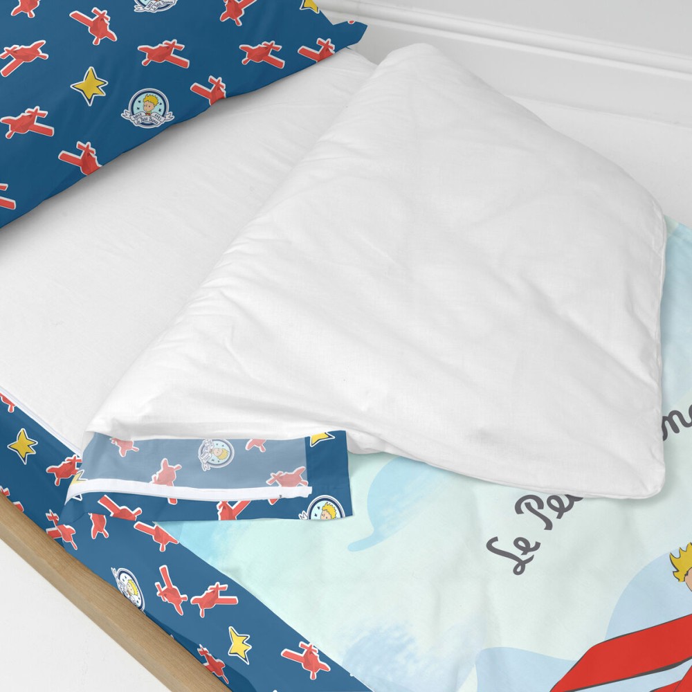 Quilted Zipper Bedding HappyFriday Le Petit Prince Son Avion Multicolour 105 x 200 cm