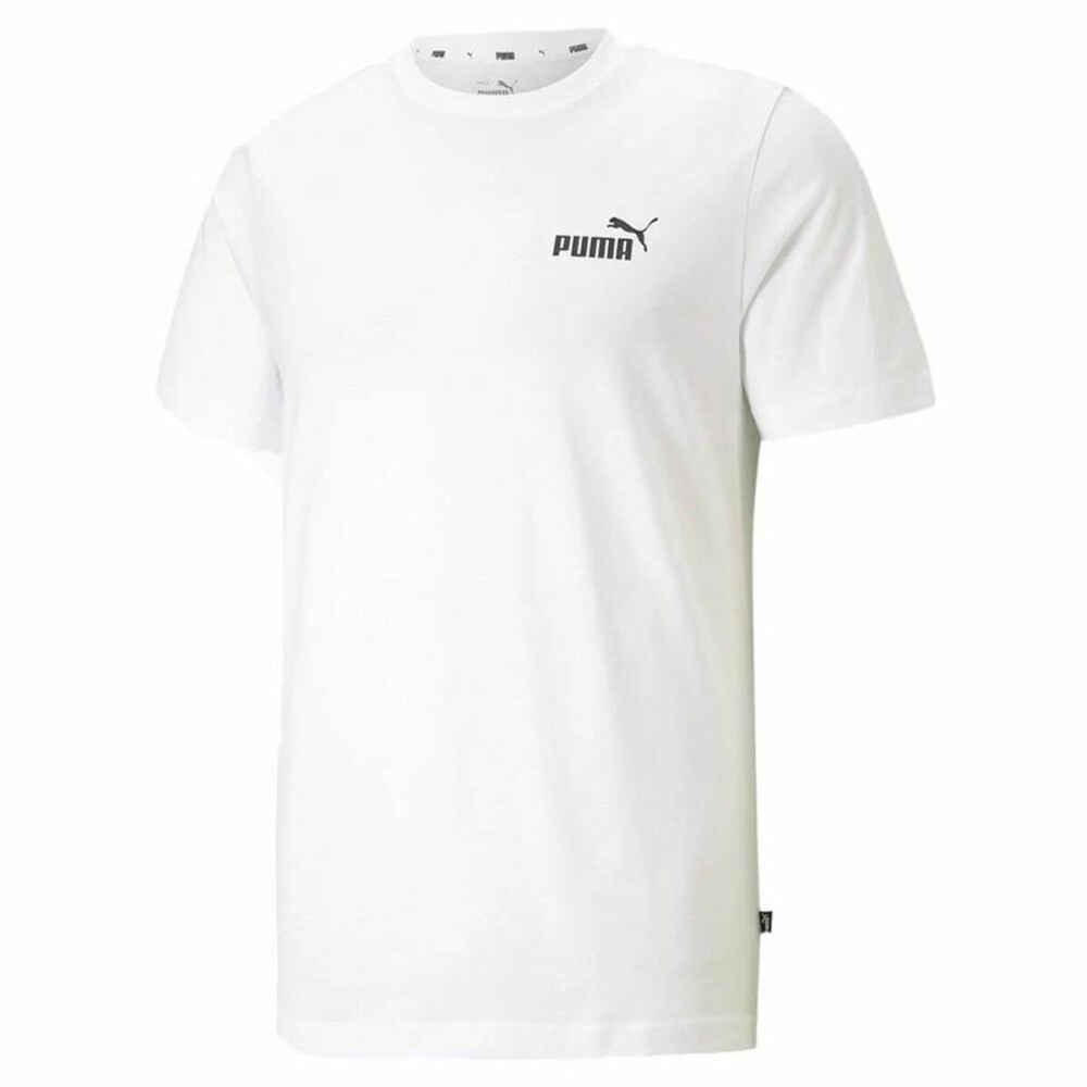 Herren Kurzarm-T-Shirt Puma Essentials Small Logo Weiß