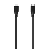 USB-C Cable Aisens A107-0702 Black 1 m (1 Unit)