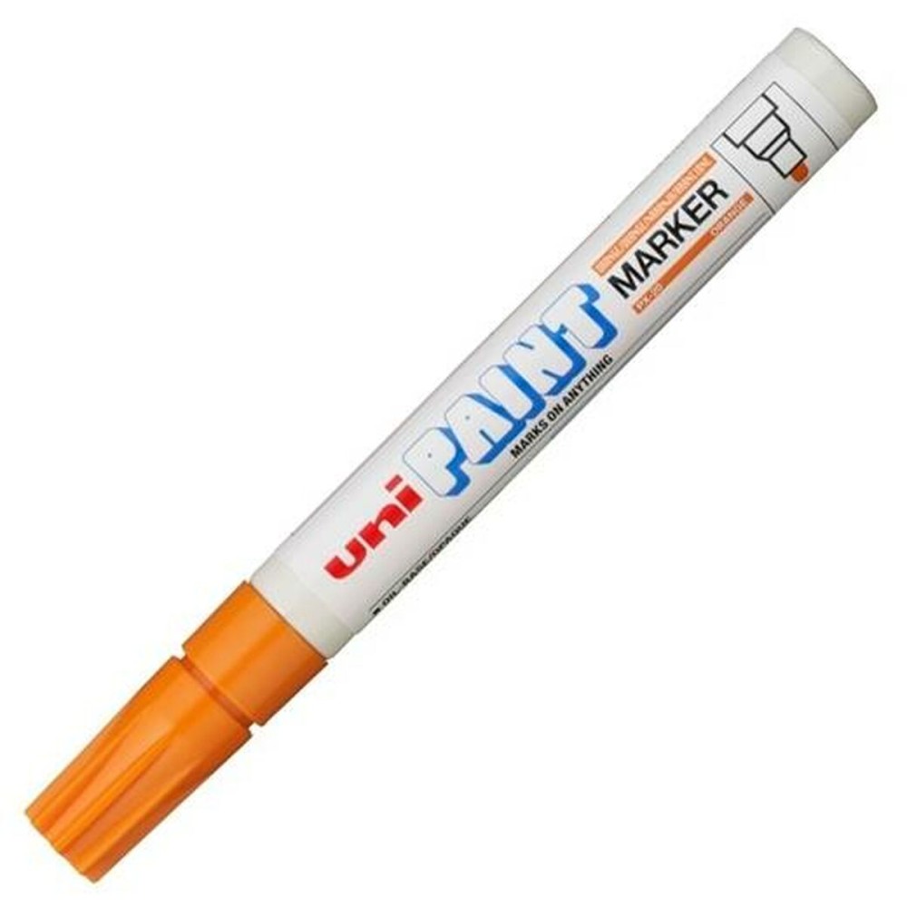 Marqueur permanent Uni-Ball PX-20 Orange (12 Unités)