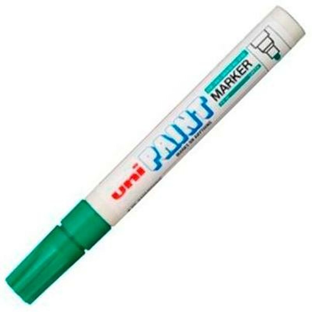 Permanent marker Uni-Ball PX-20 Green (12 Units)