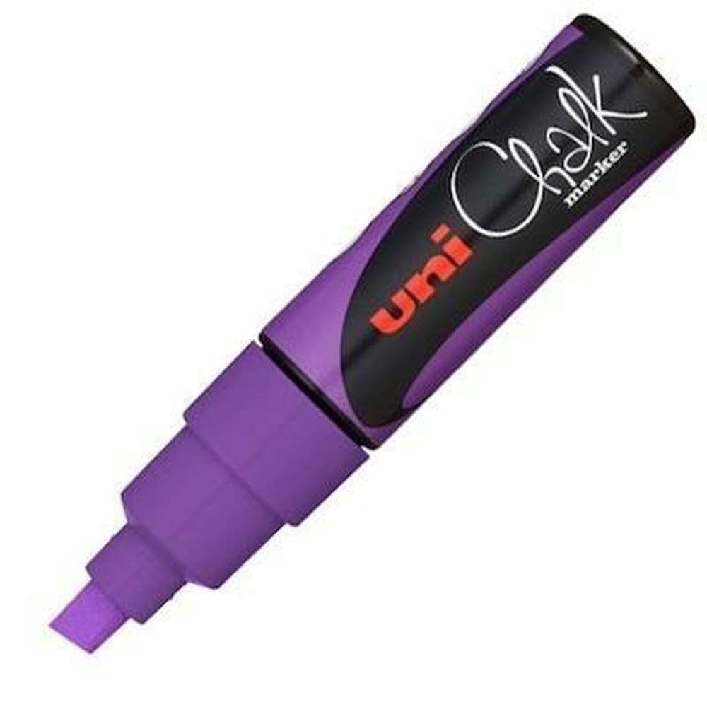 Flüssige Kreidemarker Uni-Ball PWE-8K Violett (6 Stücke) (6 Stück)