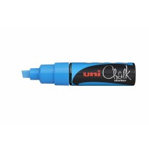 Flüssige Kreidemarker Uni-Ball PWE-8K Blau Hellblau (6 Stücke) (6 Stück)