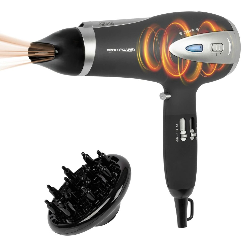 Hairdryer ProfiCare PC-HTD 3113 CZARNA Black 2200 W