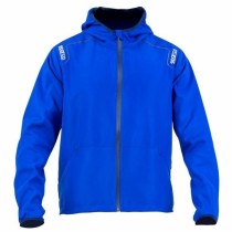 Sweat à capuche Sparco NEW WIND STOPPER Bleu Taille XXL