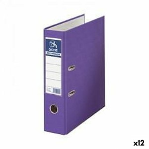 classeur à levier DOHE Violet A4 12 Unités 285 x 320 x 70 mm (12 Unités)