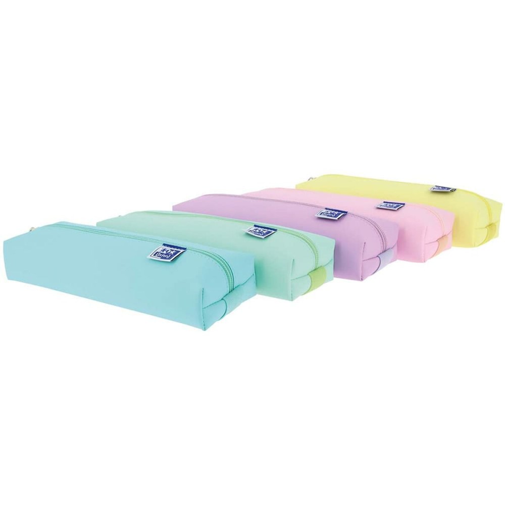 Trousse d'écolier Oxford Live & Go Multicouleur 22 x 7 x 3,5 cm (5 Unités)