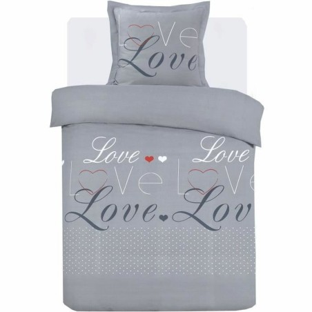 Duvet cover set Vision Dream Grey Silver