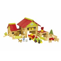 Playset Jeujura Large farm 220 Pièces