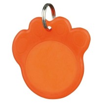 Plaque d'identification pour collier Trixie 2277 Orange 3,5 cm