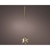 Christmas Bauble Lumineo Golden Crystal Ø 10 cm For hanging MicroLED