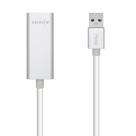 Ethernet-zu-USB-Adapter Aisens A106-0504 15 cm Weiß