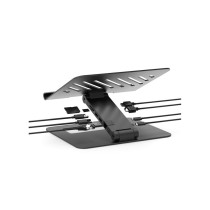 Folding and Adjustable Laptop Stand Port Designs 901108DOCK-EU Aluminium