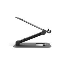 Folding and Adjustable Laptop Stand Port Designs 901108DOCK-EU Aluminium