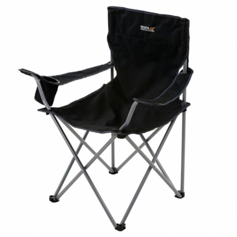 Chaise de camping pliante Regatta Isla Noir