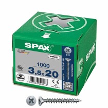 Schraubenkasten SPAX Wirox Z2 Flacher Kopf 3,5 x 20 mm 1000 Unidades