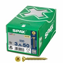 Boîte à vis SPAX Yellox Z2 Tête plate 3,5 x 50 mm 500 Unités