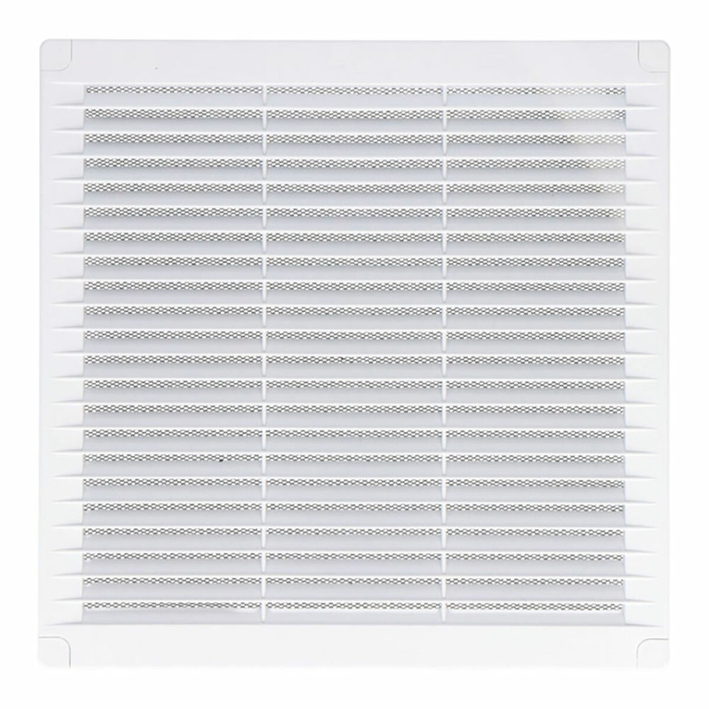 Grille de ventilation EDM 87700 Blanc 10 x 10 cm