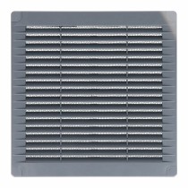 Grille de ventilation EDM 87701 Gris 10 x 10 cm