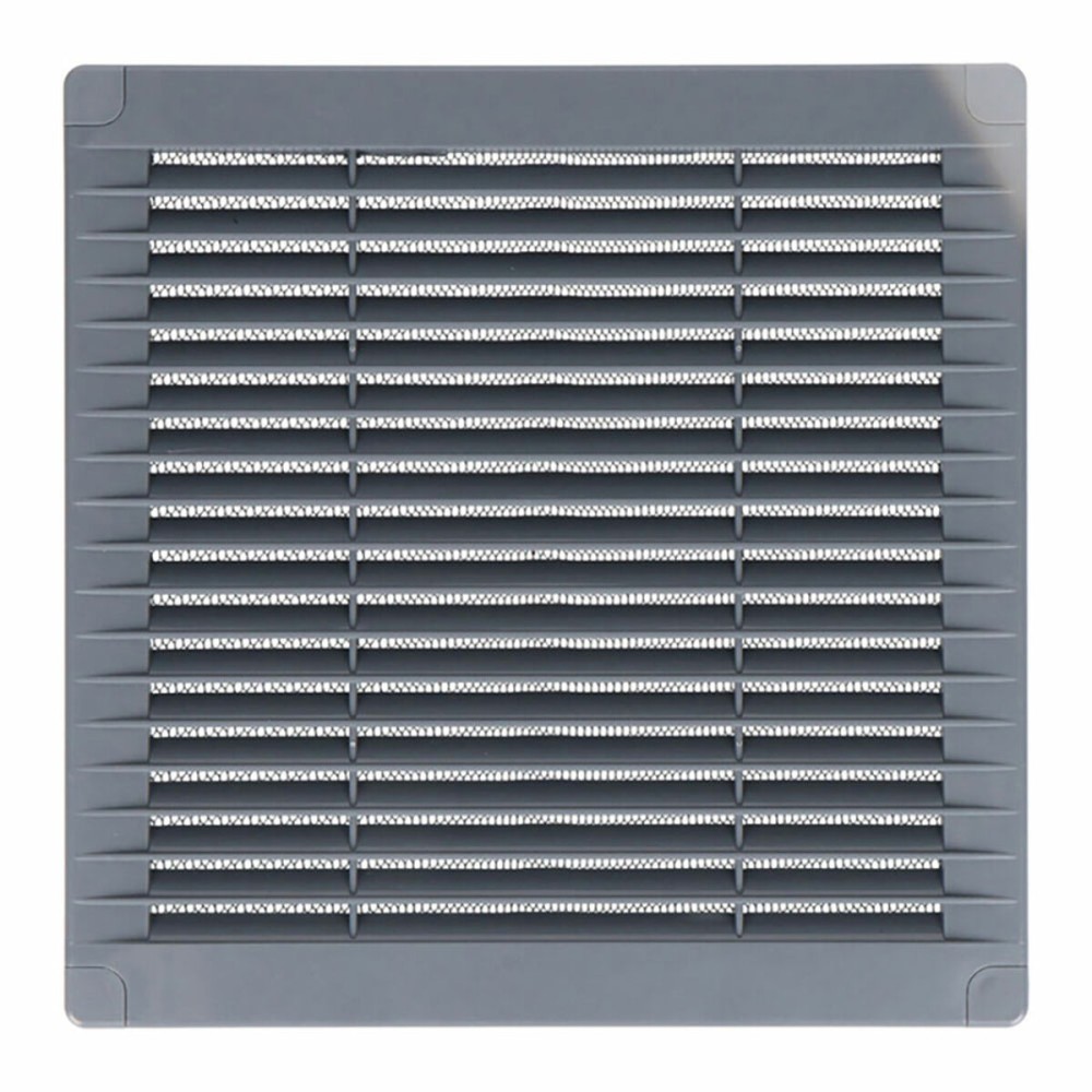 Grille de ventilation EDM 87701 Gris 10 x 10 cm