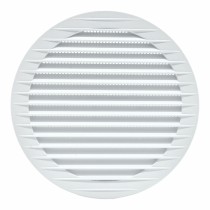 Grille de ventilation EDM 87721 Blanc Ø 15 cm