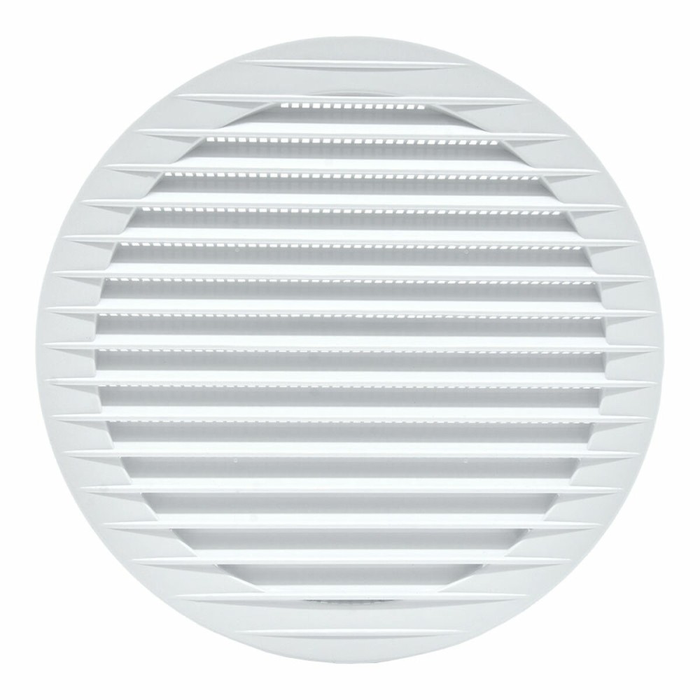 Grille de ventilation EDM 87721 Blanc Ø 15 cm