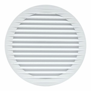 Grille de ventilation EDM 87721 Blanc Ø 15 cm