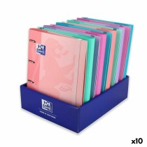 Ring binder Oxford Multicolour A4+ (10 Units)