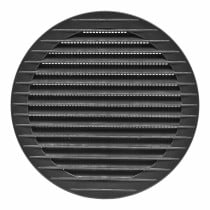 Grille de ventilation EDM 87722 Anthracite Ø 15 cm