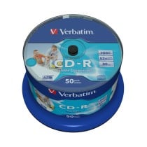 CD-R Verbatim AZO Wide Inkjet Printable 50 Unités (50 Unités)