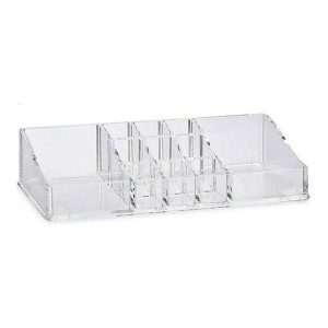 Organisateur de maquillage Transparent 9 x 4,5 x 22,7 cm