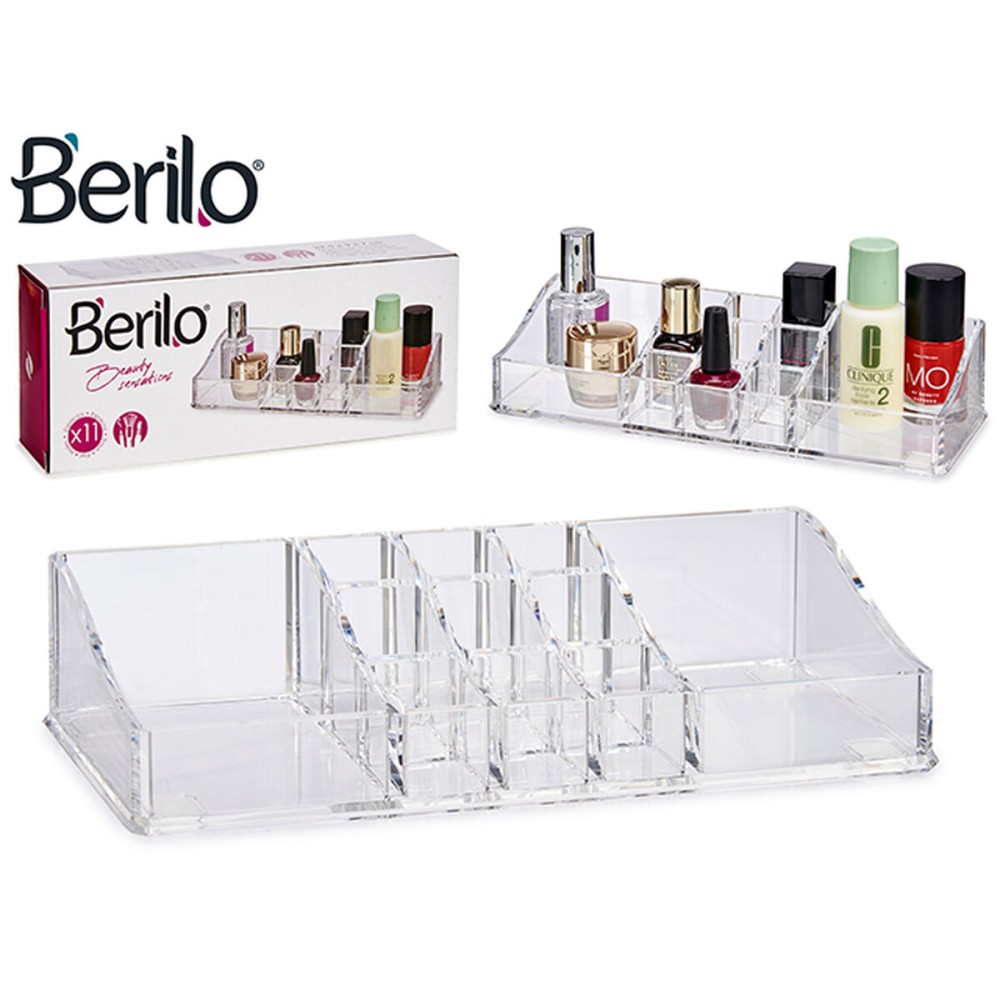 Make-up organizer Berilo 6103-X Durchsichtig 9 x 4,5 x 22,7 cm