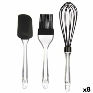 Set of Kitchen Utensils Kinvara KT11-5521D Silicone Plastic Bakery (8 Units)