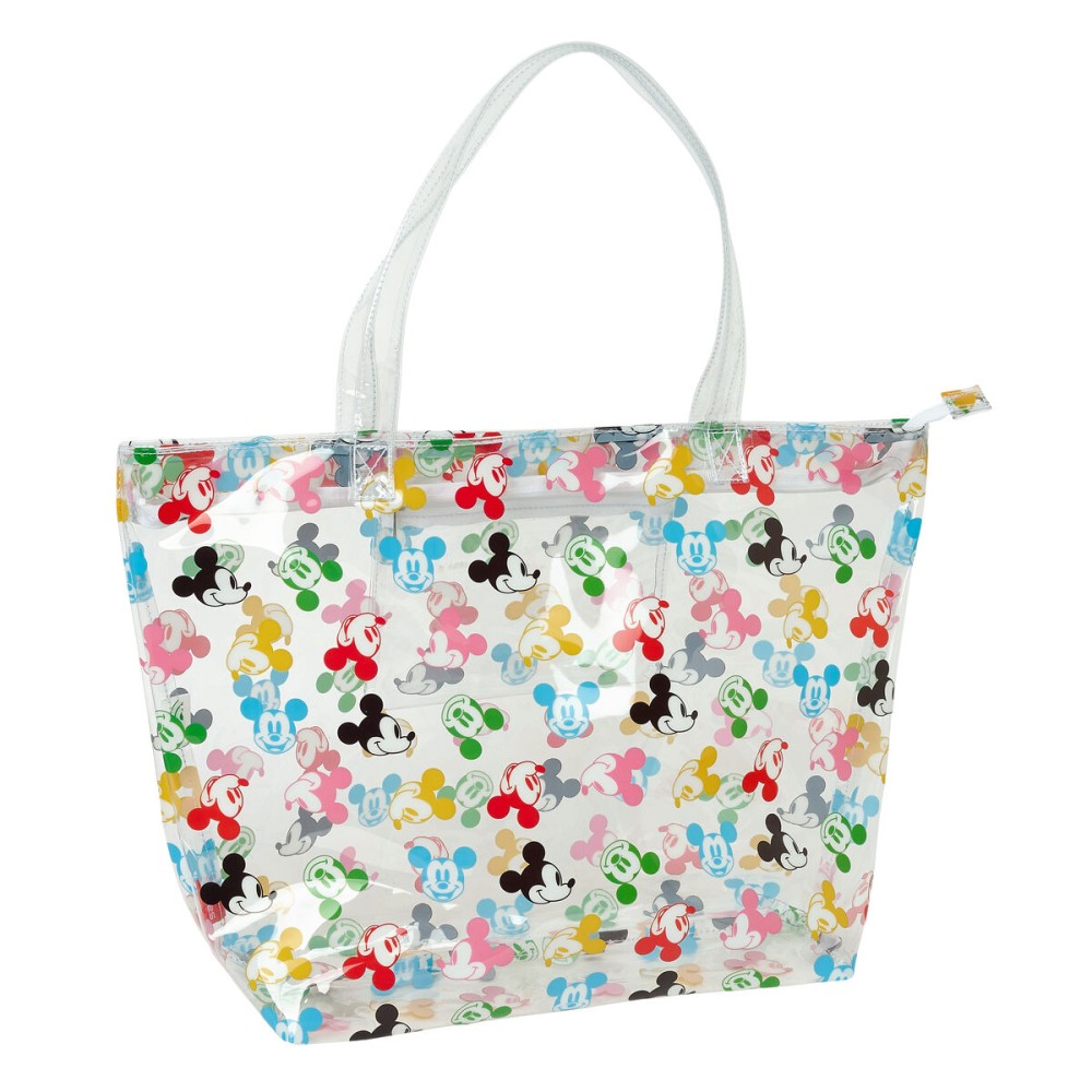 Damen Handtasche Minnie Mouse Beach Durchsichtig