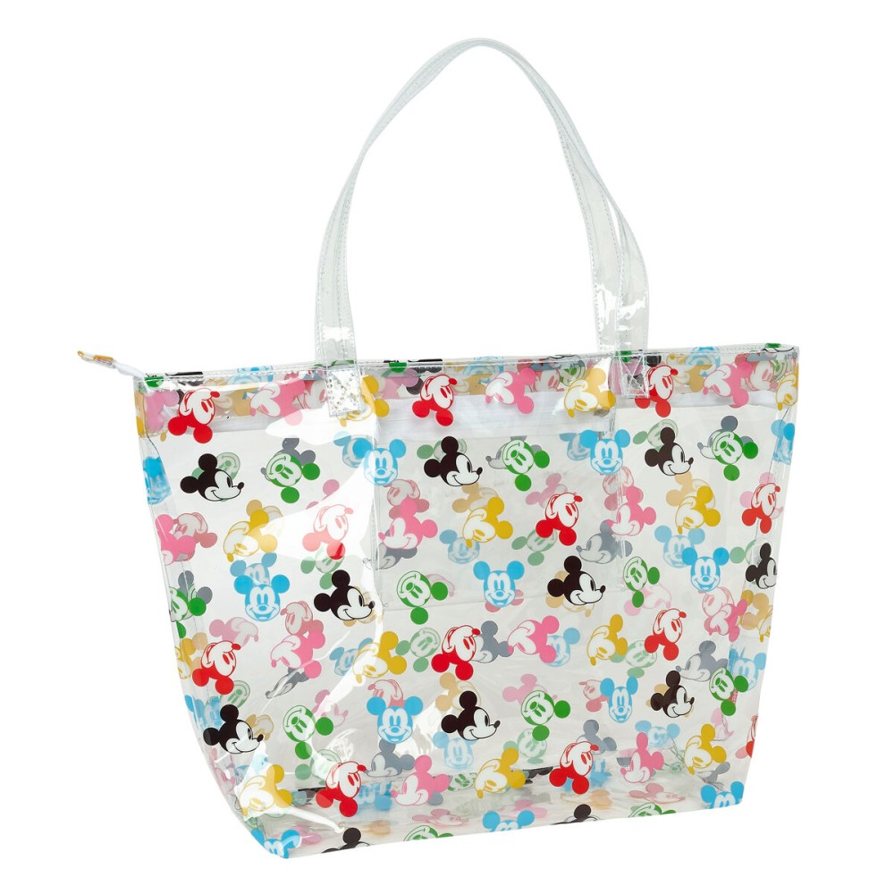 Damen Handtasche Minnie Mouse Beach Durchsichtig