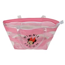 Women's Handbag Minnie Mouse Beach Pink Transparent