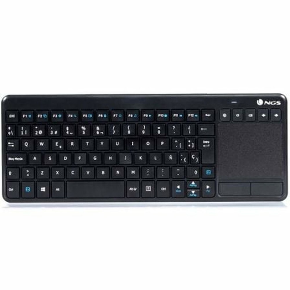 Drahtlose Tastatur NGS NGS-KEYBOARD-0240 Schwarz