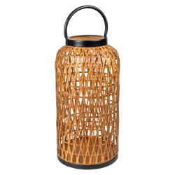 Lantern Romimex Antique Brown Black Metal 20 x 38 x 20 cm