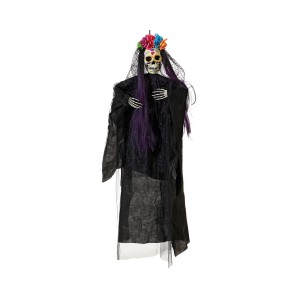 Halloween Decorations Mexican Woman Skeleton 120 x 90 x 14 cm