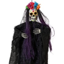 Halloween Decorations Mexican Woman Skeleton 120 x 90 x 14 cm