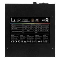 Bloc d’Alimentation Aerocool LUXRGB850M ATX 850 W 80 Plus Bronze Noir