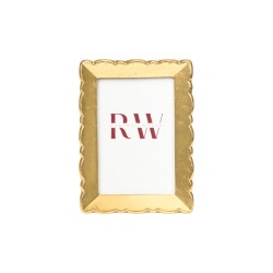 Photo frame Romimex Golden Resin 10 x 15 x 2 cm