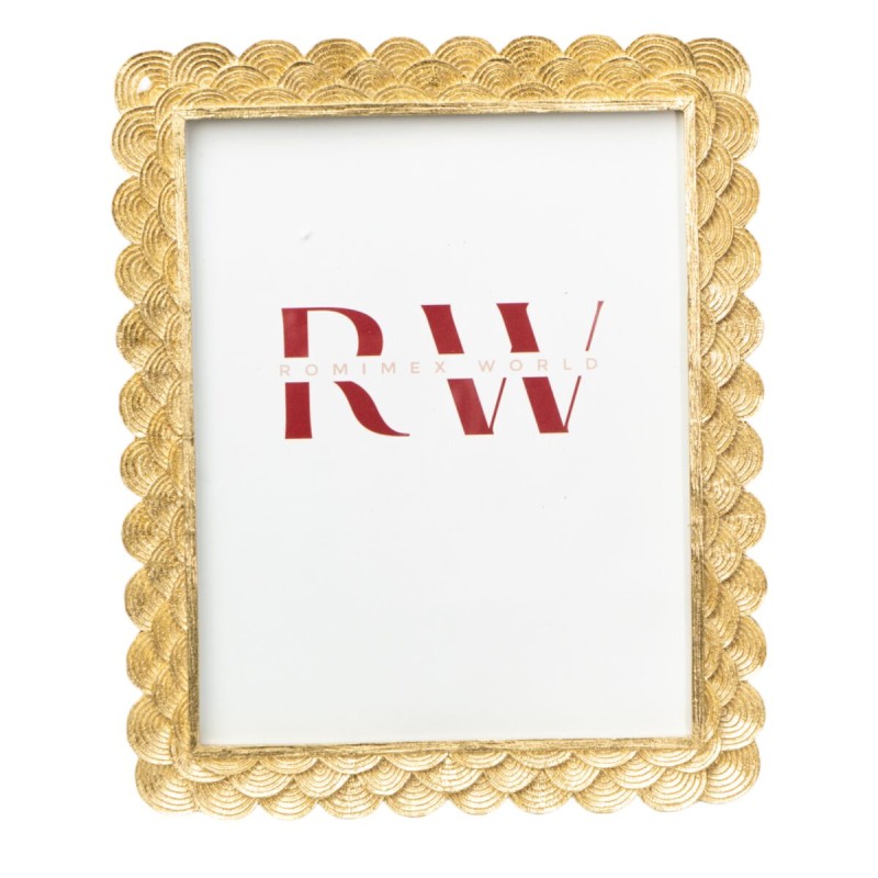 Photo frame Romimex Golden Resin 20 x 25 x 2 cm