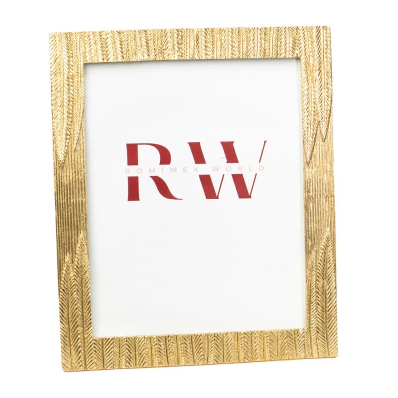 Photo frame Romimex Golden Resin 20 x 25 x 2 cm