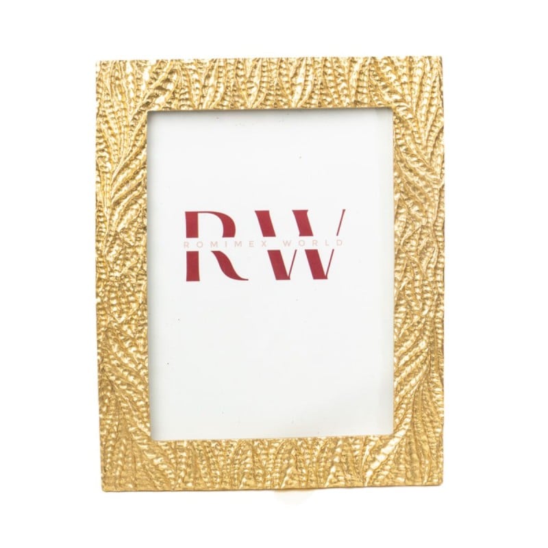 Photo frame Romimex Golden Resin 15 x 20 x 2 cm