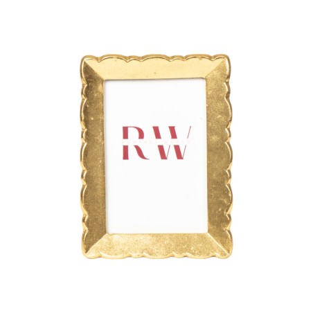 Photo frame Romimex Golden Resin 13 x 18 x 2 cm