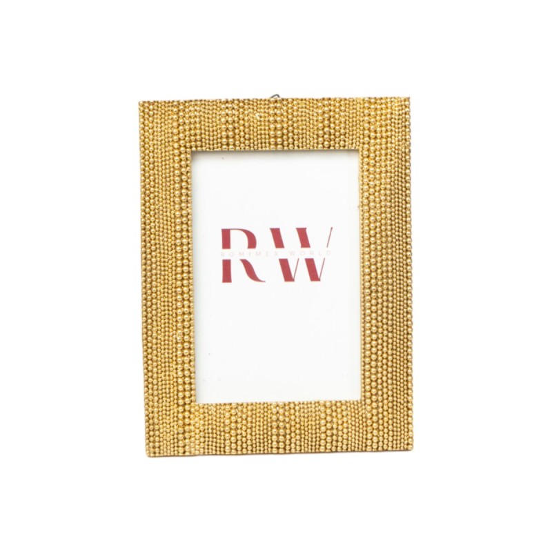 Photo frame Romimex Golden Resin 10 x 15 x 2 cm